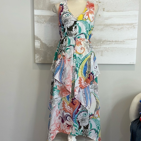 AQUA dress lightweight and layered - Picture 4 of 6